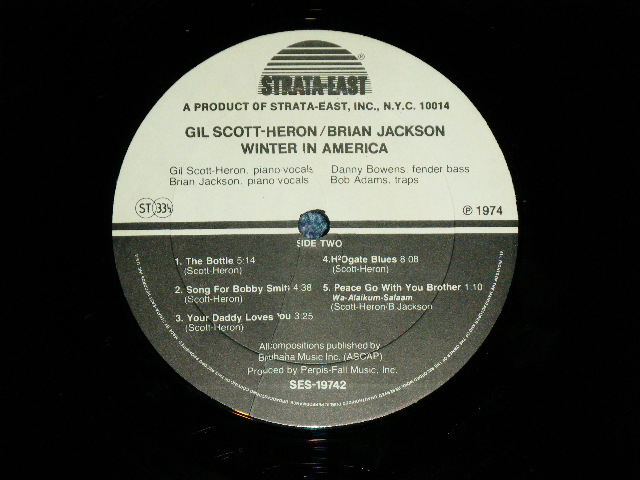 画像: GIL SCOTT-HERON/BRIAN JACKSON - WINTER IN AMERICA ( VG+++/Ex+++ ) / 1974 US America Original Used  LP