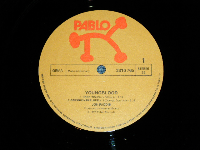 画像: JON FADDIS - YOUNGBLOOD  ( Ex+++/MINT-  ) / 1976 WEST-GERMANY GERMAN  ORIGINAL Used  LP