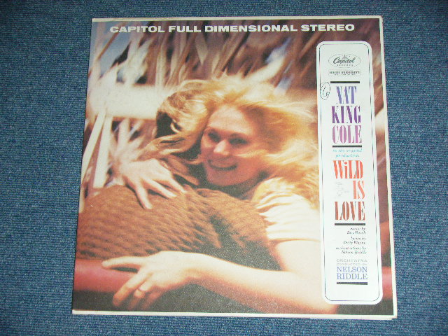 画像: NAT KING COLE - WiLD IS LOVE   ( Ex++/Ex++ Looks: MINT- ) / 1960 US AMERICA ORIGINAL 1st Press "BLACK with RAINBOW Band 'CAPITOL' Logo on LFET Label"  STEREO Used LP