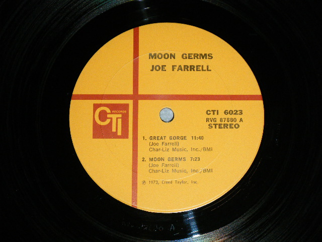 画像: JOE FARRELL ( with HARBIE HANCOCK+STAN CLARKE+JACK DEJONETTE) - MOON GERMS  ( Ex+++/MINT-  ) / 1973 US ORIGINAL Used  LP