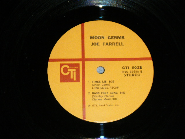 画像: JOE FARRELL ( with HARBIE HANCOCK+STAN CLARKE+JACK DEJONETTE) - MOON GERMS  ( Ex+++/MINT-  ) / 1973 US ORIGINAL Used  LP