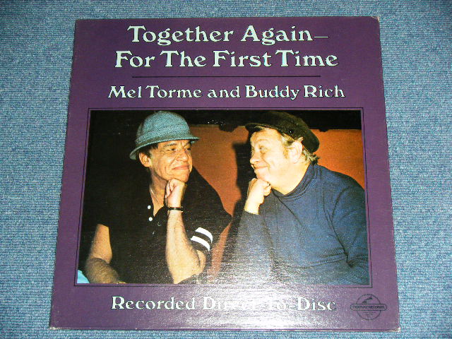 画像: MEL TOME and BUDDY RICH  - TOGETHER AGAIN-FOR THE FIRST TIME ( Ex+++/MINT-  ) / 1978 US AMERICA ORIGINAL Used  LP
