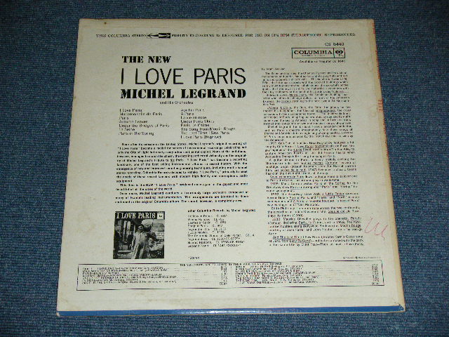 画像: MICHEL LEGRAND - THE NEW I LOVE PARIS ( Ex+/Ex++ ) / Early 1960's US ORIGINAL '6 EYES Label' STEREO Used  LP