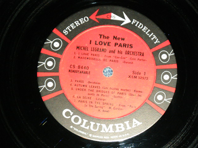 画像: MICHEL LEGRAND - BROADWAY IS MY BEAT( Ex+/MINT- EDSP, STPOBC) / 1962 US AMERICA ORIGINAL MONO Used  LP