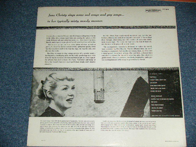 画像: JUNE CHRISTY - THE MISTY MISS CHRISTY ( Ex++/Ex+++ )  / 1960 US  '2nd Press BLACK with RAINBOW & LOGO on LEFT Label' MONO Used LP 