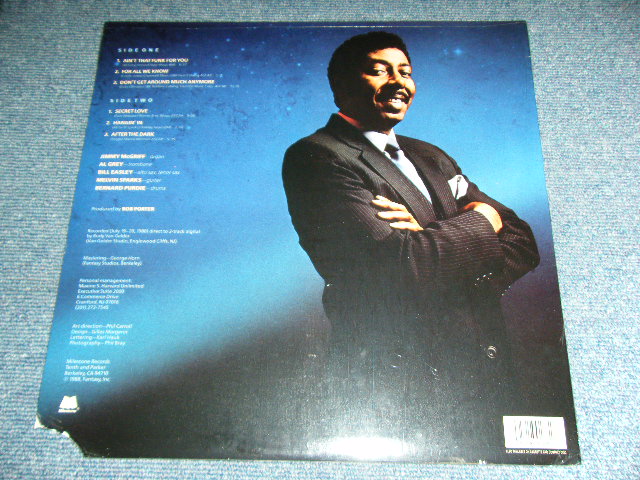 画像: JIMMY McGRIFF BLUE TO THE BONE / 1988  US ORIGINAL Brand New SEALED LP