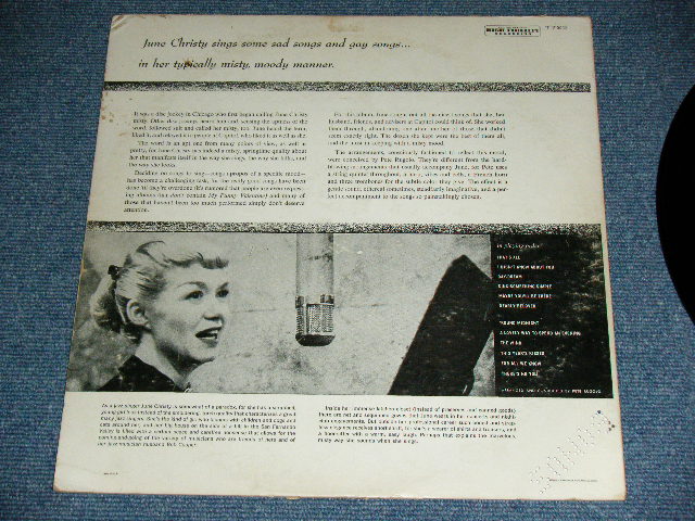 画像: JUNE CHRISTY - THE MISTY MISS CHRISTY ( Ex-,VG+++/Ex+  / 1956 US MONO ORIGINAL '1st Press TURQUOICE Label' Used LP 