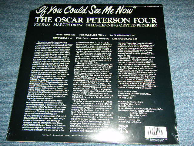 画像: OSCAR PETERSON FOUR - IF YOU COULD SEE ME NOW / 1986  US ORIGINAL Brand New SEALED LP