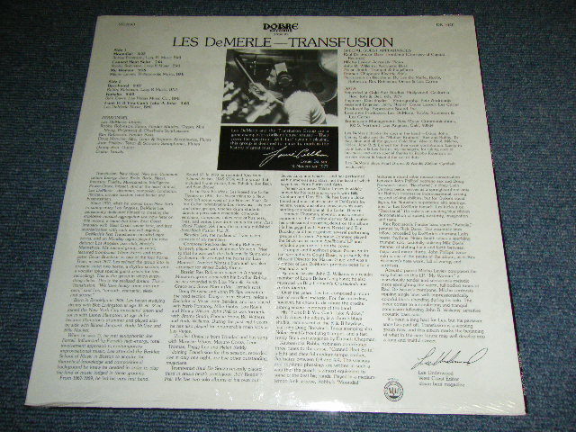 画像: LES DeMERLE - TRANS FUSION ( With DRUM BREAK!!! 'MOONDIAL' 'KABALLA' ) /  US Reissue  Sealed LP Out-Of-Print  