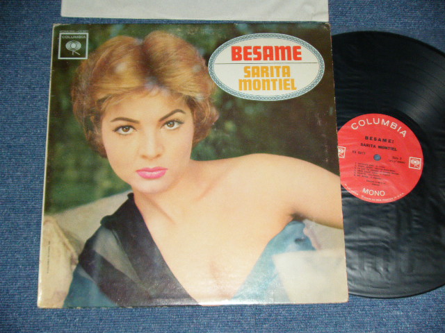 画像1:  SARITA MONTIEL ( SPANISH FEMALE POP SINGER ) - BESAME!  ( Ex+,EX/Ex+++ ) / Early 1960's  US AMERICA ORIGINAL '2 EYES Label' MONO Used   LP