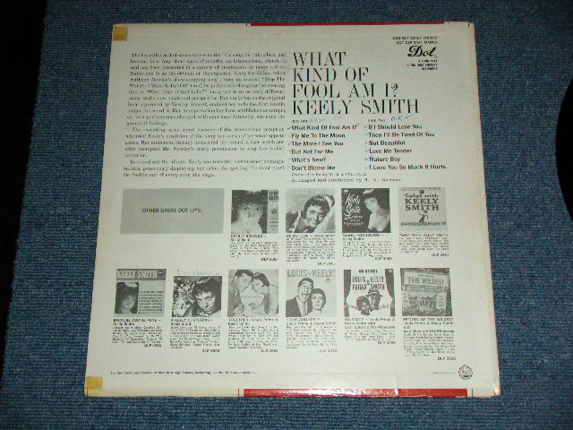 画像: KEELY SMITH -  WHAT KIND OF FOOL AM  I? ( Ex/Ex++ )  / 1962 US AMERICA ORIGINAL STEREO  Used LP 