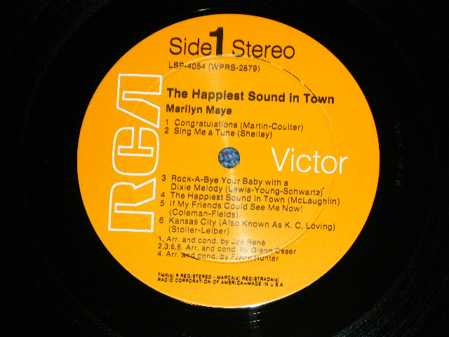 画像: MARILYN MAYE - THE HAPPIEST SOUND IN TOWN ( Ex+/Ex+++ ) / 1968 US AMERICA ORIGINAL STEREO  Used  LP  