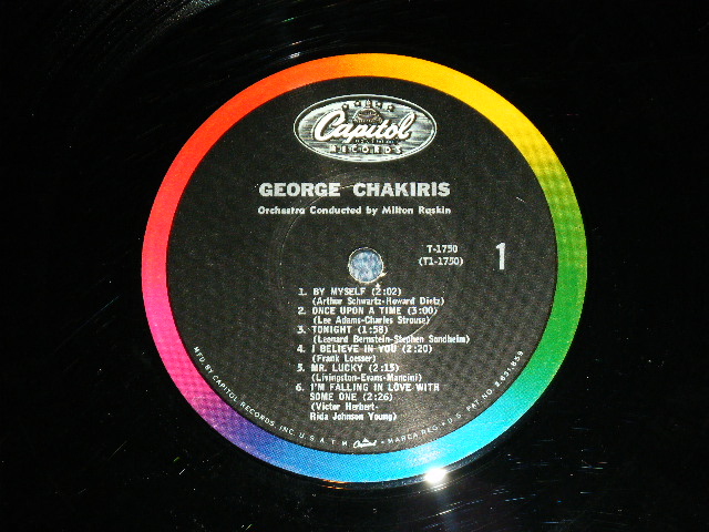 画像: GEORGE CHAKIRIS - GEORGE CHAKIRIS WEST SIDE STORY'S DYNAMIC ( With 'FREE PORTRAIT' SEAL : Ex+/Ex++ ) / 1962  US AMERICA ORIGINAL MONO LP With POSTER 