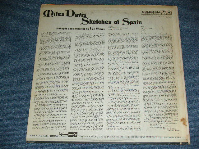 画像: MILES DAVIS  -  SKETCHES OF SPAIN  ( Ex+/Ex+++,Ex++ )   / 1965 US ORIGINAL 3rd Press? "WHITE 360 Sound  Label" STEREO Used LP 