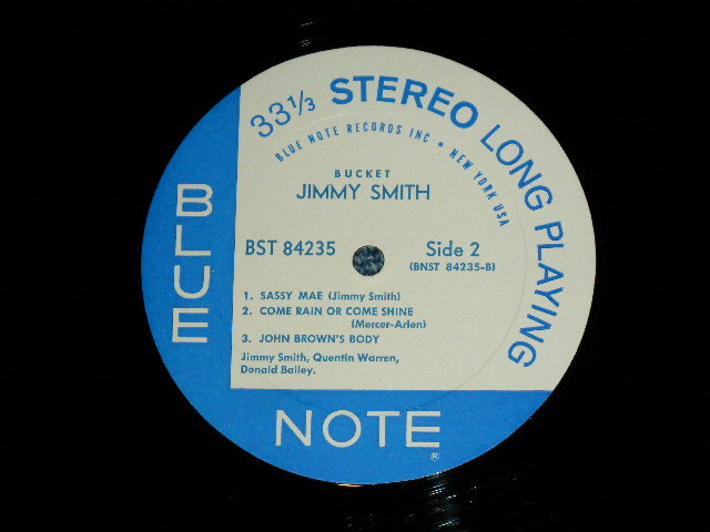 画像: JIMMY SMITH - BUCKET!  ( Ex++/MINT- )  / 1966 US AMERICA ORIGINAL 1st Press NEW YORK,USA" CREDIT on Label  STEREO Useed  LP 