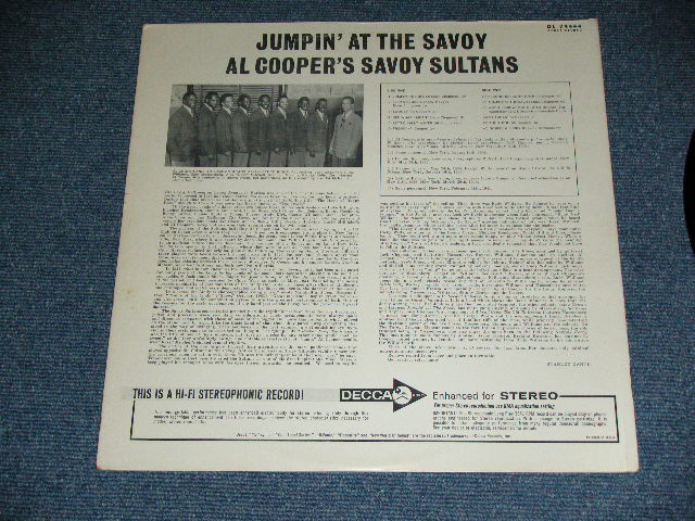 画像: AL COOPER'S SAVOY SULTANS ( Before WAR,JUMPIN' JAZZ & SWING ) - JUMPIN' AT THE SAVOY  ( MASTER from SP : Ex++/MINT- )   / 19?? US AMERICA ORIGINAL Used LP