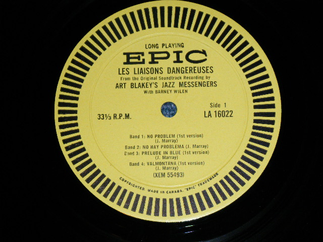 画像: ART BLAKEY And THE JAZZ MESSENGERS -  LES LIAISONS DANGEREUS ( Ex++/Ex+++ Looks: Ex+ ) / 1961 US AMERICA ORIGINAL  MONO Used LP 