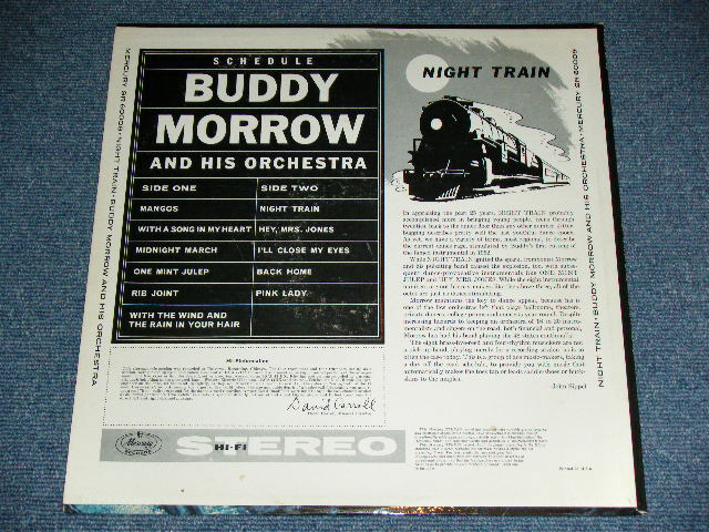 画像: BUDDY MORROW - NIGHT TRAIN  ( Ex++/Ex++ )  ) /  1958 US AMERICA ORIGINAL  STEREO Used LP 