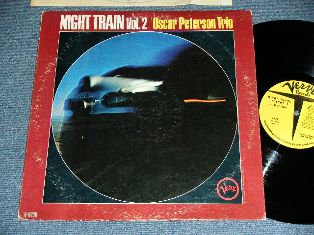 画像1: OSCAR PETERSON TRIO - NIGHT TRAIN  ( Ex-/Ex+++ )  ) /  1957 US AMERICA ORIGINAL "YELLOW Label PROMO" MONO Used LP 