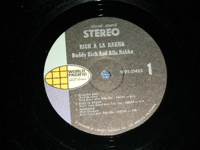 画像: BUDDY RICH & ALLA RAKHA - RICH A LA RAKHA  ( Ex-/Ex+++ Looks: Ex++ )  ) /  Late 1960's  US AMERICA ORIGINAL  STEREO  Used LP 