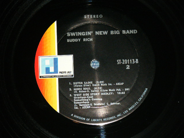 画像: BUDDY RICH BIG BAND  - SWINGIN' NEW ( Ex+/Ex++  Looks: Ex  )  ) /  1966 US AMERICA ORIGINAL  STEREO  Used LP 