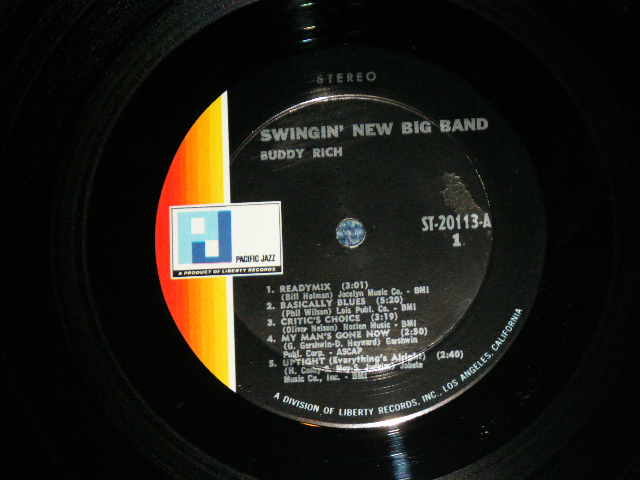 画像: BUDDY RICH BIG BAND  - SWINGIN' NEW ( Ex+/Ex++  Looks: Ex  )  ) /  1966 US AMERICA ORIGINAL  STEREO  Used LP 