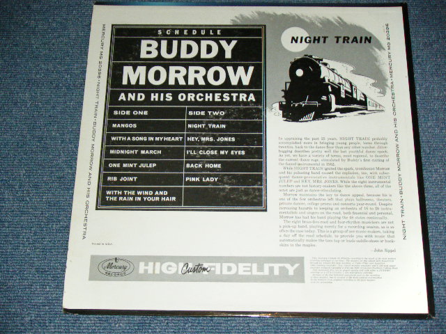 画像: BUDDY MORROW - NIGHT TRAIN  ( Ex++/Ex+++ )  ) /  1958 US AMERICA ORIGINAL  MONO  Used LP 