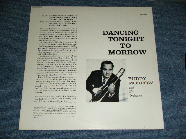 画像: BUDDY MORROW  - DANCING TONIGHT TO MORROW  ( Ex/Ex++ )  ) /  1959 US AMERICA ORIGINAL  STEREO  Used LP 