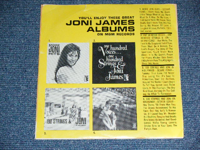 画像: JONI JAMES - YOU WERE WRONG : SOMEBODY ELSE IS TAKING MY PLACE  ( Ex+++,Ex/Ex++ Looks: Ex+++ ) / 1961 US AMERICA ORIGINAL Used 7"45 Single With PICTURE SLEEVE