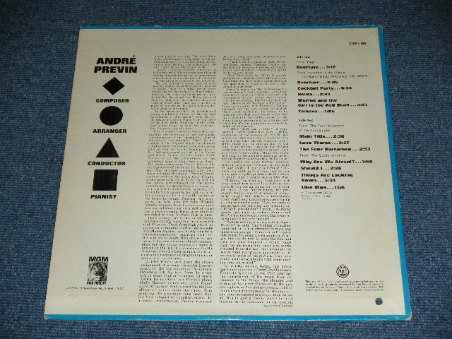 画像: ANDRE PREVIN  - COMPOSER,CONDUCTOR,ARRANGER,PIANIST THE FOUR DIMENSIONS OF  ( Ex/Ex+++ ) / 1964 US AMERICA ORIGINAL  MONO Used LP