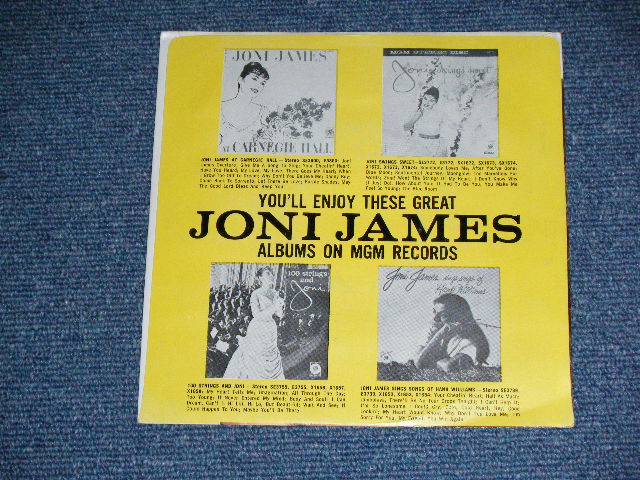 画像: JONI JAMES - WE KNOW : THEY REALLY DON'T KNOW YOU ( Ex+++/Ex+++ )/ 1960 US AMERICA ORIGINAL Used 7"45 Single With PICTURE SLEEVE