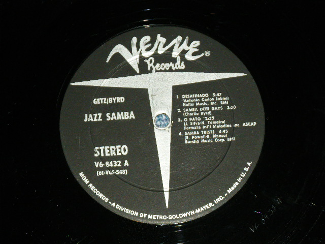 画像: STAN GETZ+CHARLIE BYRD -  JAZZ SAMBA ( Ex++/Ex++ )  / 1962 US ORIGINAL STEREO Used LP