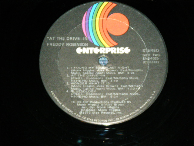 画像: FREDDY ROBINSON - AT THE DRIVE-IN  ( Ex+,Ex-/Ex+++ )  / 1972  US AMERICA ORIGINAL " Used LP 