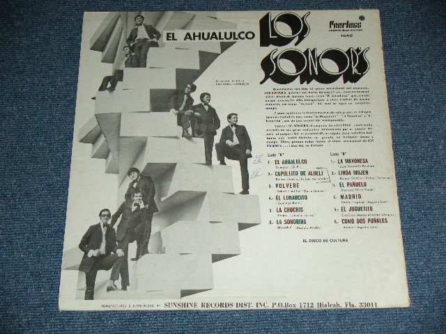 画像: LOS SONOR'S - EL AHUALUCPA ( MEXICAN POP INSTRUMENTALS )    / 1960's  US AMERICA  Used LP 