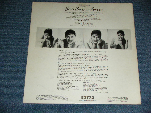 画像: JONI JAMES - JONI SINGS SWEET ( Ex++/Ex+++ Looks:Ex++)  / 1959 US AMERICA ORIGINAL "YELLOW Label"  MONO LP