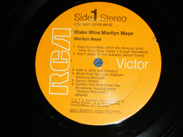 画像: MARILYN MAYE - STEP TO THE REAR ( MINT-/Ex+++ ) / 1967 US AMERICA ORIGINAL STEREO  Used  LP  