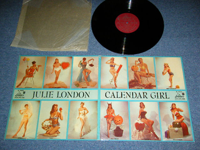 画像1: JULIE LONDON - CALENDAR GIRL ( MINT-/Ex++ ) / 1956 US AMERICA ORIGINAL MONO "MARLOON  LABEL" Used LP