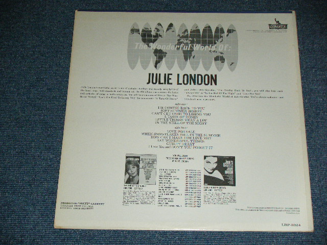 画像: JULIE LONDON - THE WONDERFUL WORLD OF ( Ex+++/Ex+++ ) / 1963 US AMERICA ORIGINAL MONO Used  LP
