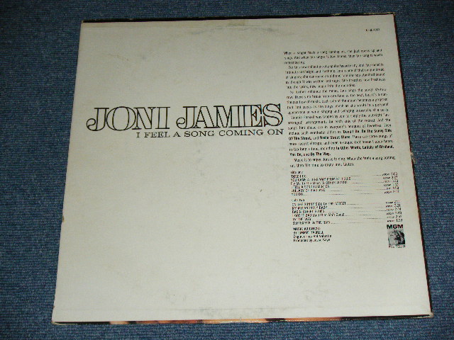 画像: JONI JAMES  - I FEEL A SONG COMING ON  ( Ex/Ex++ )  / 1962 US ORIGINAL "BLACK Label" STEREO Used LP