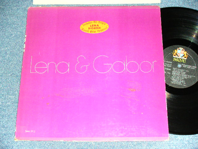 画像1: LENA  HORNE & GABOR SZABO - LENA & GABOR / 1959's US AMERICA ORIGINAL "PROMO"  Used LP 