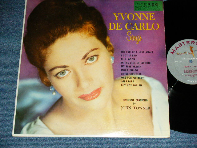 画像1: YVONNE DE CARLO - SINGS  (Ex+/Ex++ Looks:Ex+)  / 1957  US AMERICA ORIGINAL STEREO  Used  LP