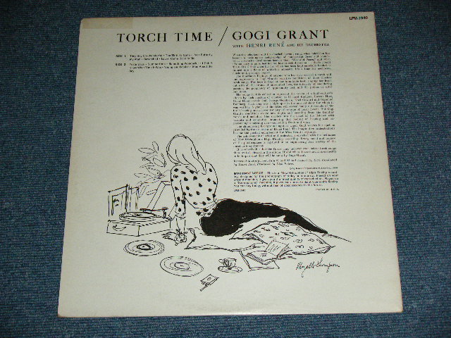画像: GOGI GRANT - TORCH TIME ( Ex++/Ex+++ )  / 1959 US AMERICA ORIGINAL MONO Used LP