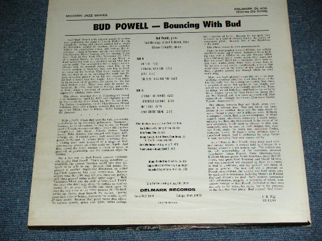 画像: BUD POWELL - BOUNCING WITH BUD ( Ex/Ex+  ) / 1965  US AMERICA ORIGINAL STEREO Used    LP