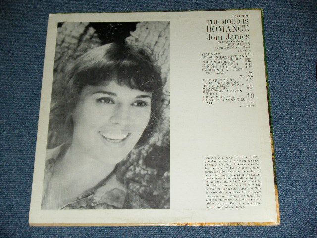 画像: JONI JAMES  - THE MOOD IS ROMANCE ( Ex+/Ex+++ )  / 1961 US ORIGINAL "BLACK Label" STEREO Used LP