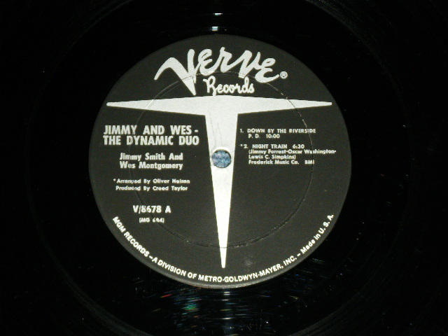 画像: JIMMY SMITH  & WES MONTGOMERY- JIMMY & WES THE DYNAMIC DUO ( Ex/Ex++ Looks:Ex+)  / 1967 US AMERICA ORIGINAL MONO Used LP  