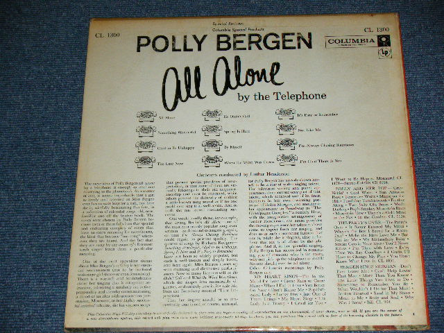 画像: POLLY BERGEN - ALL ALONE BY THE TELEPHONE (Ex-,VG+++/Ex-)) / 1959 US 2nd Press "2 EYE'S LABEL" MONO Used LP 