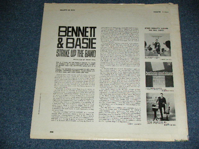 画像: TONNY BENNETT & COUNT BASIE - STRIKE UP THE BAND (Ex+/Ex++)  / 1963 US ORIGINAL STEREO Used LP  