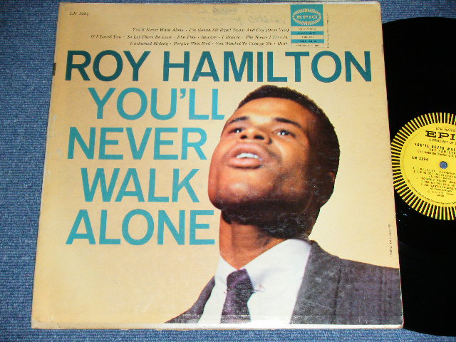 画像1: ROY HAMILTON - YOU'LL  NEVER WALK ALONE ( Ex/Ex+) / 1956 US AMERICA ORIGINAL "YELLOW LABEL"  MONO  Used LP