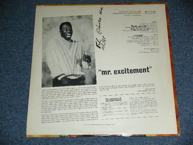 画像: JOE WILLIAMS - THE EXCITING JOE WILLIAMS   ( Ex/Ex+++ Looks: Ex+ )  ) / 1965 US AMERICA ORIGINAL  MONO  Used LP