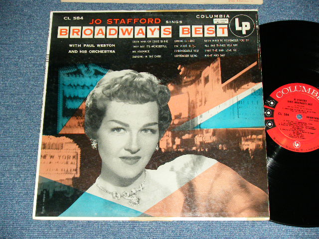 画像1: JO STAFFORD - BROADWAY'S BEST ( Ex+/Ex++ ) / 1955 US AMERICA ORIGINAL 1st Press "6 EYES Label"  MONO Used LP 